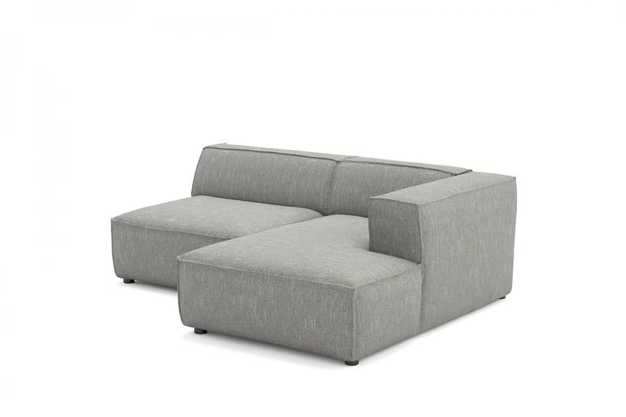 Model MODULARIS WB (wysoki bok) - Modularis WB sofa 1,5 osobowa + longchair prawy